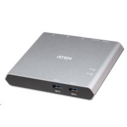 Aten Port Usb C Gen Dock Switch With Power Pass Through Cdrmarket