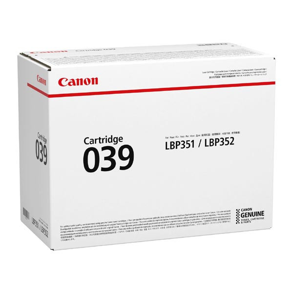 Canon CRG-039 0287C001 černý (black) originální toner