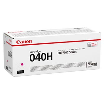 Canon 040H 0457C001 purpurový (magenta) originálny toner.
 
Prečo kúpiť našu originálnu náplň?
 
 

Originálny toner = záruka priamo od výrobcu tlačiarne
100% použitie v tlačiarni - bezproblémové fungovanie s vašou tlačiarňou
Použitím originálnej náplne predlžujete životnosť tlačiarne
Osvedčená špičková kvalita - vysokokvalitná a spoľahlivá tlač originálnou tlačovou kazetou od prvej do poslednej stránky
Trvalé a profesionálne výsledky tlače - dlhodobá udržateľnosť tlače
Kratšie zdržanie pri tlači stránok
Garancia Vašej spokojnosti pri použití našej originálnej náplne
Zabezpečujeme bezplatnú recykláciu originálnych náplní
Zlyhanie náplne v menej ako 1% prípadov
Jednoduchá a rýchla výmena náplne
0457C001