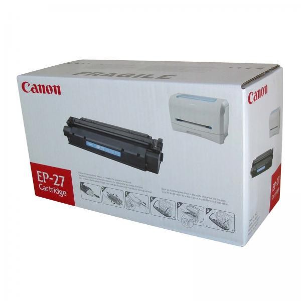 Canon EP-27 čierný (black) originálny toner.
 
Prečo kúpiť našu originálnu náplň?
 
 

Originálny toner = záruka priamo od výrobcu tlačiarne
100% použitie v tlačiarni - bezproblémové fungovanie s vašou tlačiarňou
Použitím originálnej náplne predlžujete životnosť tlačiarne
Osvedčená špičková kvalita - vysokokvalitná a spoľahlivá tlač originálnou tlačovou kazetou od prvej do poslednej stránky
Trvalé a profesionálne výsledky tlače - dlhodobá udržateľnosť tlače
Kratšie zdržanie pri tlači stránok
Garancia Vašej spokojnosti pri použití našej originálnej náplne
Zabezpečujeme bezplatnú recykláciu originálnych náplní
Zlyhanie náplne v menej ako 1% prípadov
Jednoduchá a rýchla výmena náplne
8489A002