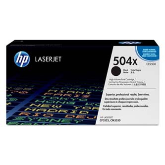 HP 504X CE250X čierný (black) originálny toner.
 
Prečo kúpiť našu originálnu náplň?
 
 

Originálny toner = záruka priamo od výrobcu tlačiarne
100% použitie v tlačiarni - bezproblémové fungovanie s vašou tlačiarňou
Použitím originálnej náplne predlžujete životnosť tlačiarne
Osvedčená špičková kvalita - vysokokvalitná a spoľahlivá tlač originálnou tlačovou kazetou od prvej do poslednej stránky
Trvalé a profesionálne výsledky tlače - dlhodobá udržateľnosť tlače
Kratšie zdržanie pri tlači stránok
Garancia Vašej spokojnosti pri použití našej originálnej náplne
Zabezpečujeme bezplatnú recykláciu originálnych náplní
Zlyhanie náplne v menej ako 1% prípadov
Jednoduchá a rýchla výmena náplne

Kód výrobca: CE250X