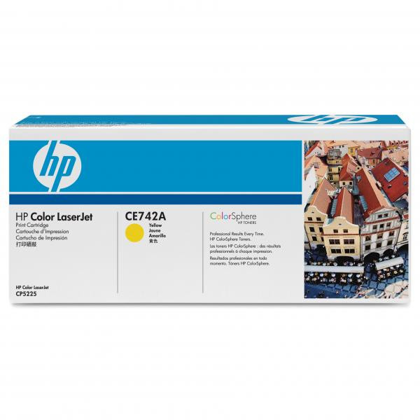 HP 307A CE742A žlutý (yellow) originální toner.
Proč koupit naši originální náplň?

Originální toner = záruka přímo od výrobce tiskárny
100 % použití v tiskárně - bezproblémové fungování s vaši tiskárnou
Použitím originální náplně prodlužujete životnost tiskárny
Osvědčená špičková kvalita - vysoce kvalitní a spolehlivý tisk originální tiskovou kazetou od první do poslední stránky
Trvalé a profesionální výsledky tisku - dlouhodobá udržitelnost tisku
Kratší prodleva při tisku stránek
Garance Vaší spokojenosti s použitím naší originální náplně
Zajišťujeme bezplatnou recyklaci originálních náplní
Selhaní náplně v méně než 1% případů
Snadná a rychlá výměna náplně

Kód výrobce: CE742A