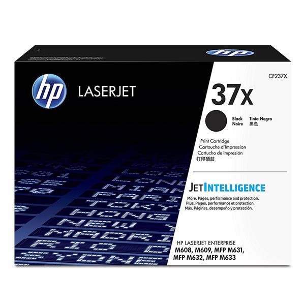 HP 37X CF237X čierný (black) originálny toner.
 
Prečo kúpiť našu originálnu náplň?
 
 

Originálny toner = záruka priamo od výrobcu tlačiarne
100% použitie v tlačiarni - bezproblémové fungovanie s vašou tlačiarňou
Použitím originálnej náplne predlžujete životnosť tlačiarne
Osvedčená špičková kvalita - vysokokvalitná a spoľahlivá tlač originálnou tlačovou kazetou od prvej do poslednej stránky
Trvalé a profesionálne výsledky tlače - dlhodobá udržateľnosť tlače
Kratšie zdržanie pri tlači stránok
Garancia Vašej spokojnosti pri použití našej originálnej náplne
Zabezpečujeme bezplatnú recykláciu originálnych náplní
Zlyhanie náplne v menej ako 1% prípadov
Jednoduchá a rýchla výmena náplne

Kód výrobca: CF237X