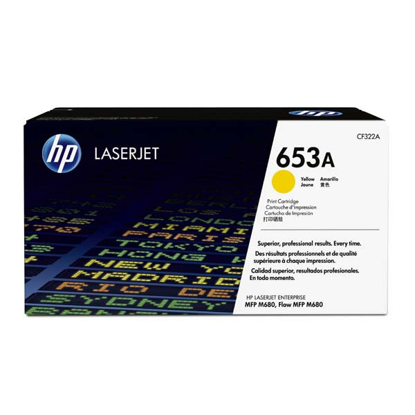 HP 653A CF322A žlutý (yellow) originální toner