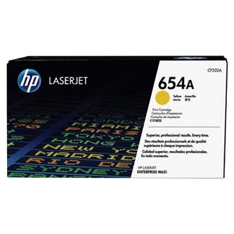 HP 654A CF332A žlutý (yellow) originální toner