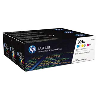 HP 305A CF370AM CMY multipack originálna cartridge.
 
Prečo kúpiť našu originálnu náplň HP?
 
 

Originálne cartridge = záruka priamo od výrobcu tlačiarne
100% použitie v tlačiarni - spoľahlivá a bezproblémová tlač
Použitím originálnej náplne predlžujete životnosť tlačiarne
Osvedčená špičková kvalita - jasný a čitateľný text, jemná grafika, kvalitnejšie obrázky
Použitie originálnej kazety ponúka rýchly a vysoký výkon a napriek tomu stabilné výsledky = EFEKTÍVNA TLAČ
Jednoduchá inštalácia a údržba
Zabezpečujeme bezplatnú recykláciu originálnych náplní
Garancia Vašej spokojnosti pri použití našej originálnej náplne
CF370AM