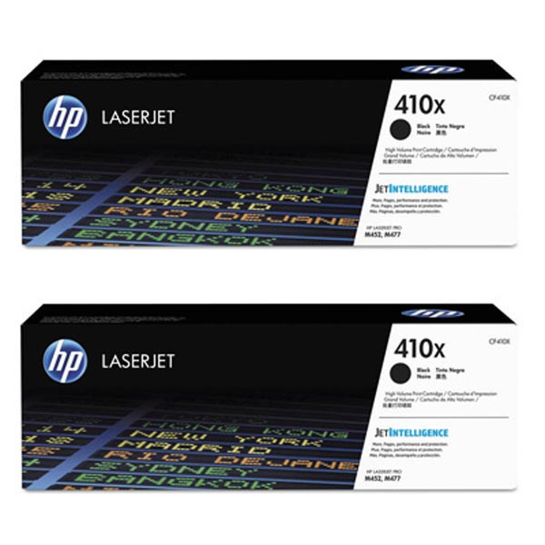 HP 410X CF410XD 2ks čierný (black) originálny toner.
 
Prečo kúpiť našu originálnu náplň?
 
 

Originálny toner = záruka priamo od výrobcu tlačiarne
100% použitie v tlačiarni - bezproblémové fungovanie s vašou tlačiarňou
Použitím originálnej náplne predlžujete životnosť tlačiarne
Osvedčená špičková kvalita - vysokokvalitná a spoľahlivá tlač originálnou tlačovou kazetou od prvej do poslednej stránky
Trvalé a profesionálne výsledky tlače - dlhodobá udržateľnosť tlače
Kratšie zdržanie pri tlači stránok
Garancia Vašej spokojnosti pri použití našej originálnej náplne
Zabezpečujeme bezplatnú recykláciu originálnych náplní
Zlyhanie náplne v menej ako 1% prípadov
Jednoduchá a rýchla výmena náplne

Kód výrobca: CF410XD