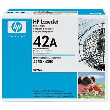 HP 42A Q5942A čierný (black) originálný toner.
 
Prečo kúpiť našu originálnu náplň?
 
 

Originálny toner = záruka priamo od výrobcu tlačiarne
100% použitie v tlačiarni - bezproblémové fungovanie s vašou tlačiarňou
Použitím originálnej náplne predlžujete životnosť tlačiarne
Osvedčená špičková kvalita - vysokokvalitná a spoľahlivá tlač originálnou tlačovou kazetou od prvej do poslednej stránky
Trvalé a profesionálne výsledky tlače - dlhodobá udržateľnosť tlače
Kratšie zdržanie pri tlači stránok
Garancia Vašej spokojnosti pri použití našej originálnej náplne
Zabezpečujeme bezplatnú recykláciu originálnych náplní
Zlyhanie náplne v menej ako 1% prípadov
Jednoduchá a rýchla výmena náplne

Kód výrobca: Q5942A