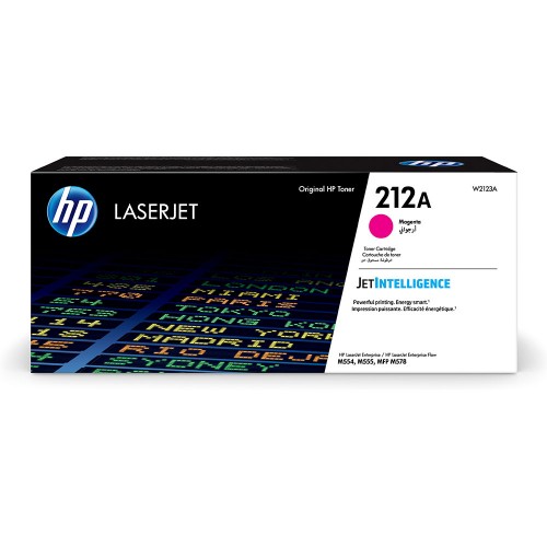 HP 212A W2123A purpurový (magenta) originální toner.
Proč koupit naši originální náplň?

Originální toner = záruka přímo od výrobce tiskárny
100 % použití v tiskárně - bezproblémové fungování s vaši tiskárnou
Použitím originální náplně prodlužujete životnost tiskárny
Osvědčená špičková kvalita - vysoce kvalitní a spolehlivý tisk originální tiskovou kazetou od první do poslední stránky
Trvalé a profesionální výsledky tisku - dlouhodobá udržitelnost tisku
Kratší prodleva při tisku stránek
Garance Vaší spokojenosti s použitím naší originální náplně
Zajišťujeme bezplatnou recyklaci originálních náplní
Selhaní náplně v méně než 1% případů
Snadná a rychlá výměna náplně

Kód výrobce: W2123A