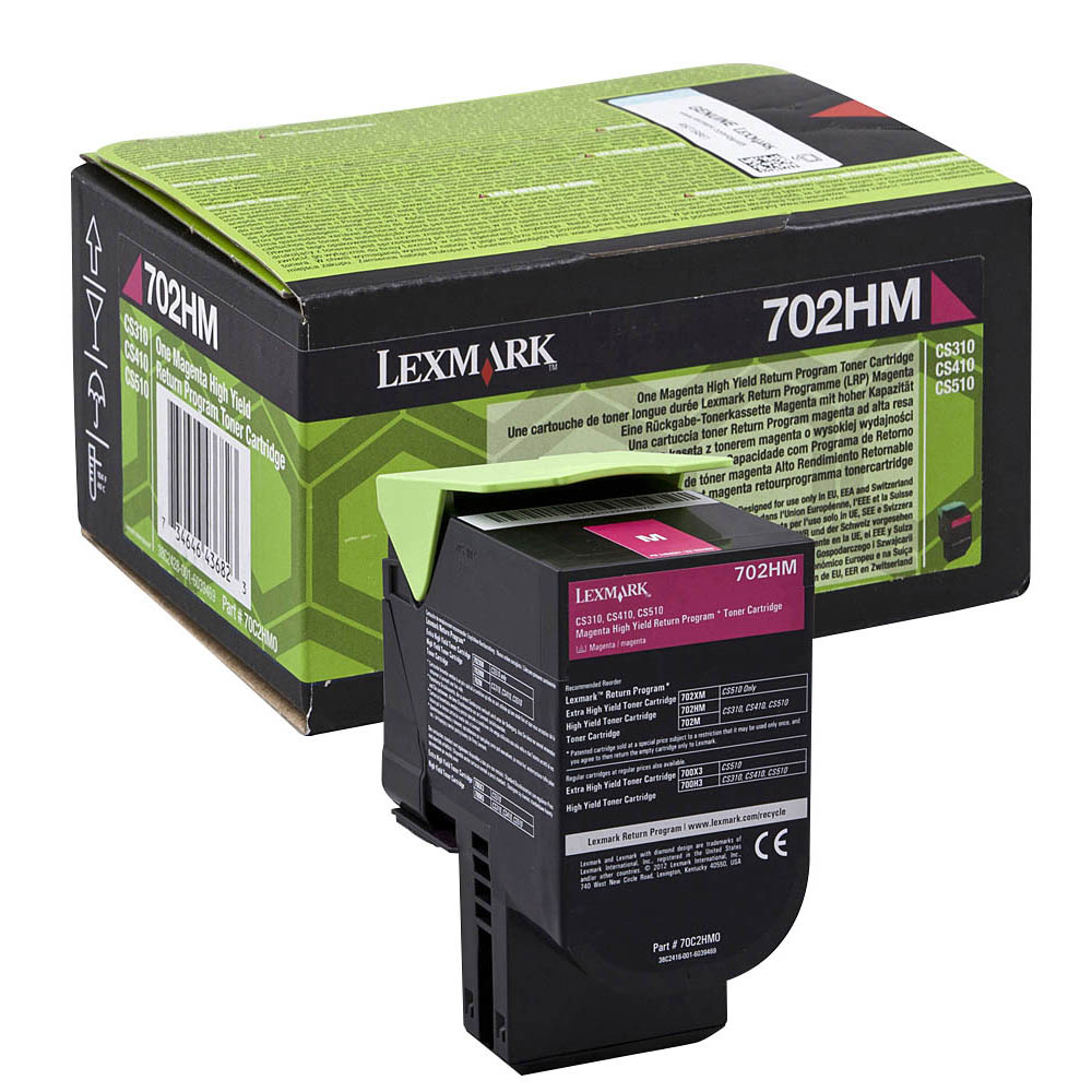 Lexmark 70C2HME purpurový (magenta) originální toner