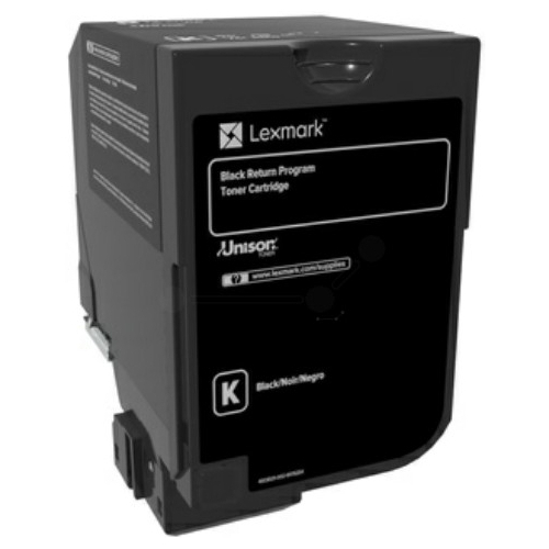 Lexmark 74C2SKE černý (black) originální toner