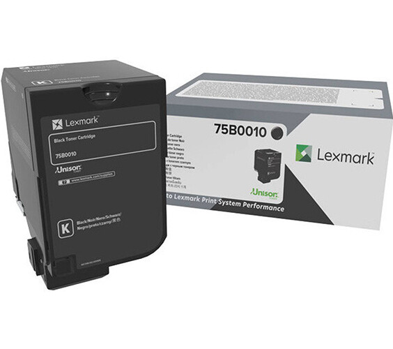 Lexmark 75B0010 černý (black) originální toner