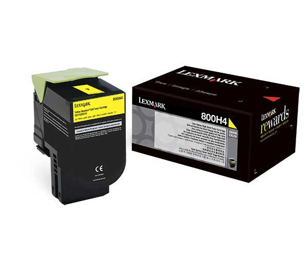 Lexmark  80C0H40 žlutý (yellow) originální toner