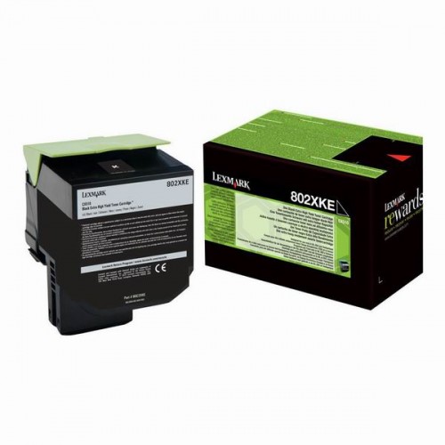 Lexmark 80C2XKE černý (black) originální toner