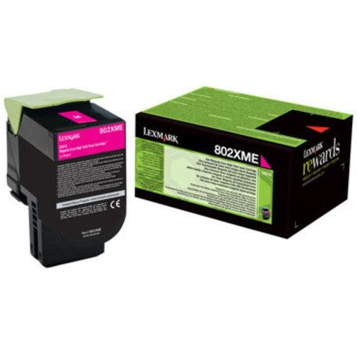 Lexmark 80C2XME purpurový (magenta) originální toner