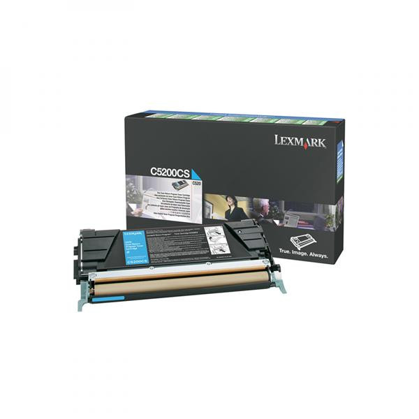 Lexmark C5200CS azurový (cyan) originální toner