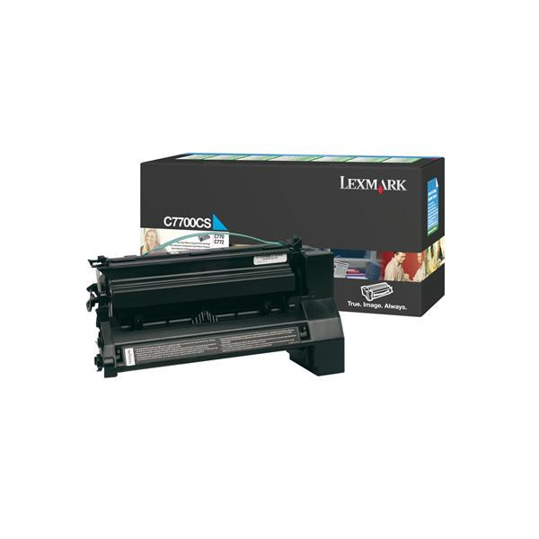 Lexmark C7700CS azurový (cyan) originální toner