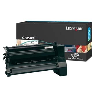 Lexmark C7722KX čierný (black) originálny toner.
Prečo kúpiť našu originálnu náplň?
 

Originálny toner = záruka priamo od výrobcu tlačiarne
100% použitie v tlačiarni - bezproblémové fungovanie s vašou tlačiarňou
Použitím originálnej náplne predlžujete životnosť tlačiarne
Osvedčená špičková kvalita - vysokokvalitná a spoľahlivá tlač originálnou tlačovou kazetou od prvej do poslednej stránky
Trvalé a profesionálne výsledky tlače - dlhodobá udržateľnosť tlače
Kratšie zdržanie pri tlači stránok
Garancia Vašej spokojnosti pri použití našej originálnej náplne
Zabezpečujeme bezplatnú recykláciu originálnych náplní
Zlyhanie náplne v menej ako 1% prípadov
Jednoduchá a rýchla výmena náplne

Kód výrobca: C7722KX