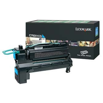 Lexmark C792X1CG azurový (cyan) originální toner