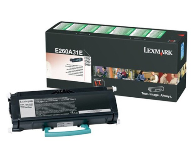 Lexmark E260A31E čierny (black) originálny toner.
Prečo kúpiť našu originálnu náplň?
 

Originálny toner = záruka priamo od výrobcu tlačiarne
100% použitie v tlačiarni - bezproblémové fungovanie s vašou tlačiarňou
Použitím originálnej náplne predlžujete životnosť tlačiarne
Osvedčená špičková kvalita - vysokokvalitná a spoľahlivá tlač originálnou tlačovou kazetou od prvej do poslednej stránky
Trvalé a profesionálne výsledky tlače - dlhodobá udržateľnosť tlače
Kratšie zdržanie pri tlači stránok
Garancia Vašej spokojnosti pri použití našej originálnej náplne
Zabezpečujeme bezplatnú recykláciu originálnych náplní
Zlyhanie náplne v menej ako 1% prípadov
Jednoduchá a rýchla výmena náplne

Kód výrobca: E260A31E