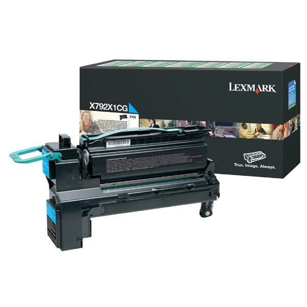 Lexmark X792X1CG azurový (cyan) originální toner