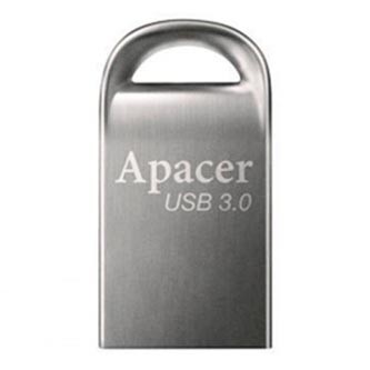 Apacer USB flash disk, USB 3.0, 32GB, AH156, stříbrný, AP32GAH156A-1, USB A, s poutkem