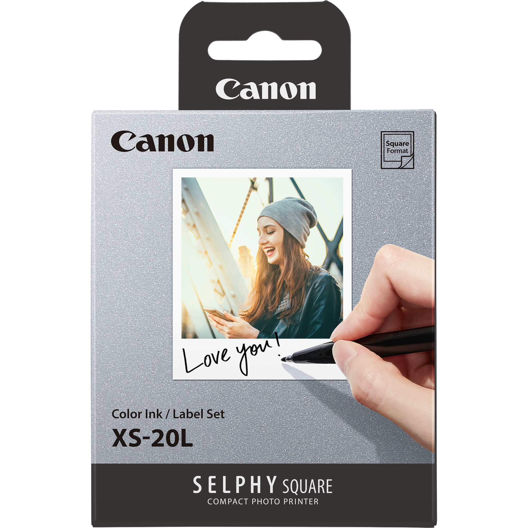 Canon XS-20L 4119C002, 20 ks, samolepiaci fotopapier + atramentová fólia, termosublimačný, biely