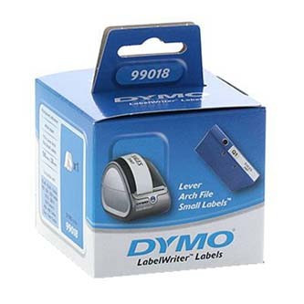 Dymo 99018, S0722470, 38mm x 190mm, bílé papírové štítky na úzké pořadače