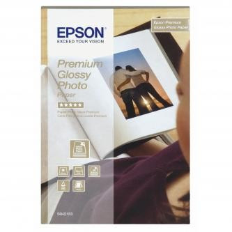 Epson S042153 Premium Glossy Photo Paper, foto papír, lesklý, bílý, Stylus Color, Photo, Pro, 10x15cm,