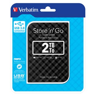 Verbatim externí pevný disk, Store N Go, 2.5