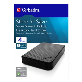 Verbatim externí pevný disk, Store N Save, 3.5