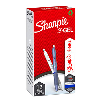 Levně Sharpie, gelové pero S-Gel Fashion, modré, 12ks, 0.7mm