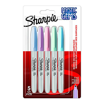 Sharpie 2157670, popisovač Mystic Gems, mix barev, 5ks, permanentní