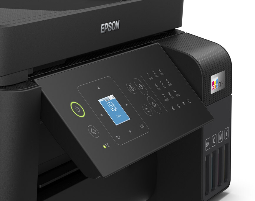 Epson EcoTank L5590 C11CK57403 atramentová multifunkcia.
PRODUKTOVÉ ŠPECIFIKÁCIE

TECHNOLÓGIA
Metóda tlače: Tlačová hlava PrecisionCore™
Min.
Atramentová technológia: Atrament na báze farbív
Tlačové rozlíšenie: 4.800 x 1.200 dpi
TLAČ
Max.
Farby: Čierna, Azúrová, Žltá, Purpurová
SKENOVANIE
Skenovacie rozlíšenie: 1.200 dpi x 2.400 dpi (horizontálne x vertikálne)
Typ skenera: Contact image sensor (CIS)
FAXOVANIE
Rýchle voľby faxových čísel (max.): 100 mená a čísla
Pamäť na stránky: až 100 strán (ITU-T, tabuľka č.
Faxové funkcie: Faxovanie z PC, Automatické opakovanie, Adresár, Rozosielanie faxu, Prijatie prieskumu
SPRACOVANIE PAPIERA/MÉDIÍ
Počet zásobníkov papiera: 1
Formáty papiera: A4 (21.0 x 29,7 cm), A5 (14,8 x 21,0 cm), A6 (10,5 x 14,8 cm), B5, B6, C6 (obálka), DL (obálka), No.
Automatický podávač dokumentov: 30 Strany
Kapacita vstupného zásobníka: 100 Listy Štandardné
Spracovanie médií: Tlač bez okrajov (do veľkosti 10 x 15 cm)
VŠEOBECNÉ INFORMÁCIE
Spotreba energie: 12 W (samostatné kopírovanie, vzor ISO/IEC 24712), 0,9 W (úsporný režim), 7,1 W Pripravené, 0,2W (vypnutie), TEC 0,14 kWh/week
Rozmery výrobku: 375 x 347 x 237 mm (šírka x hĺbka x výška)
Hmotnosť výrobku: 5,2 kg
kompatibilné operačné systémy: Mac OS 10.9.x, Ubuntu 16.04 LTS, Windows 11, Windows 7 (32/64 bit), Windows 8 (32/64 bitová verzia), Windows 8.1 (32/64 bit), Windows Server 2003 R2 x64, Windows Server 2012 R2, Windows Server 2016, Windows Vista (32/64-bitová verzia), Windows XP SP3 alebo later (32-bit), macOS 11 alebo later
Obsiahnutý softvér: Epson Event Manager, Epson Fax Utility, Epson Photo+, Epson ScanSmart WLAN zabezpečenie WEP 64 Bit, WEP 128 Bit, WPA PSK (TKIP), WPA2 PSK (AES), WPA3-SAE (AES)
Tlač z mobilných zariadení a tlač do cloudu: Apple AirPrint, Mopria, Epson Smart Panel App, Epson Creative Print App, Epson Connect (Email Print, Remote Print Driver)
Bezplatnú predĺženú záruku získate registráciou na webovej stránke spoločnosti Epson. 
!