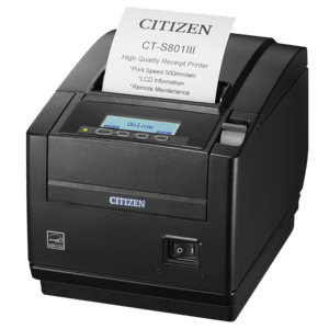 Citizen CT-S801III CTS801IIIS3NEBPXX pokladní tiskárna, 8 dots/mm (203 dpi), cutter, USB, black