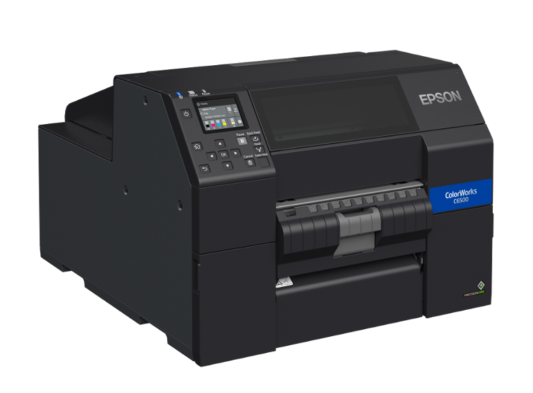 Epson ColorWorks C6500Pe (mk) C31CH77202MK, barevná tiskárna štítků, peeler, disp., USB, Ethernet, black