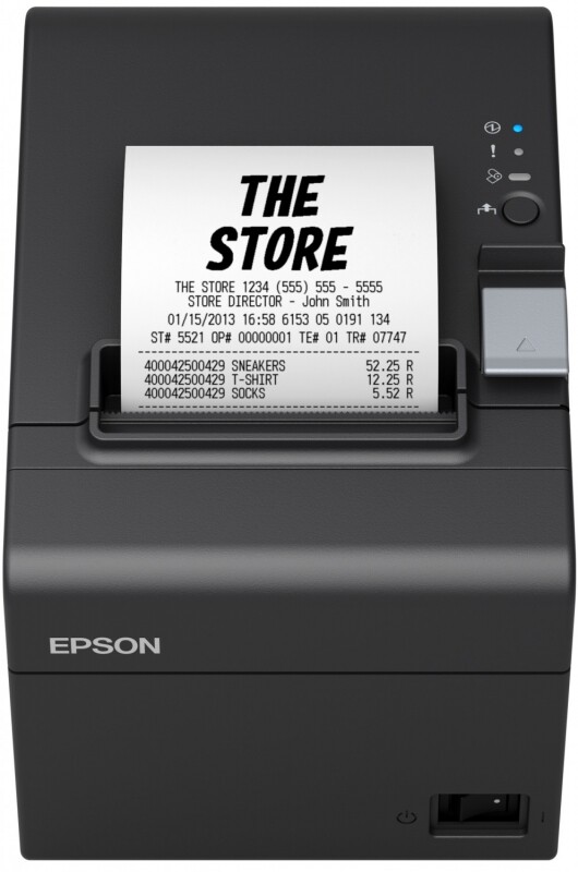 Epson TM-T20III C31CH51012 pokladní tiskárna, USB, Ethernet, 8 dots/mm (203 dpi), řezačka, černá