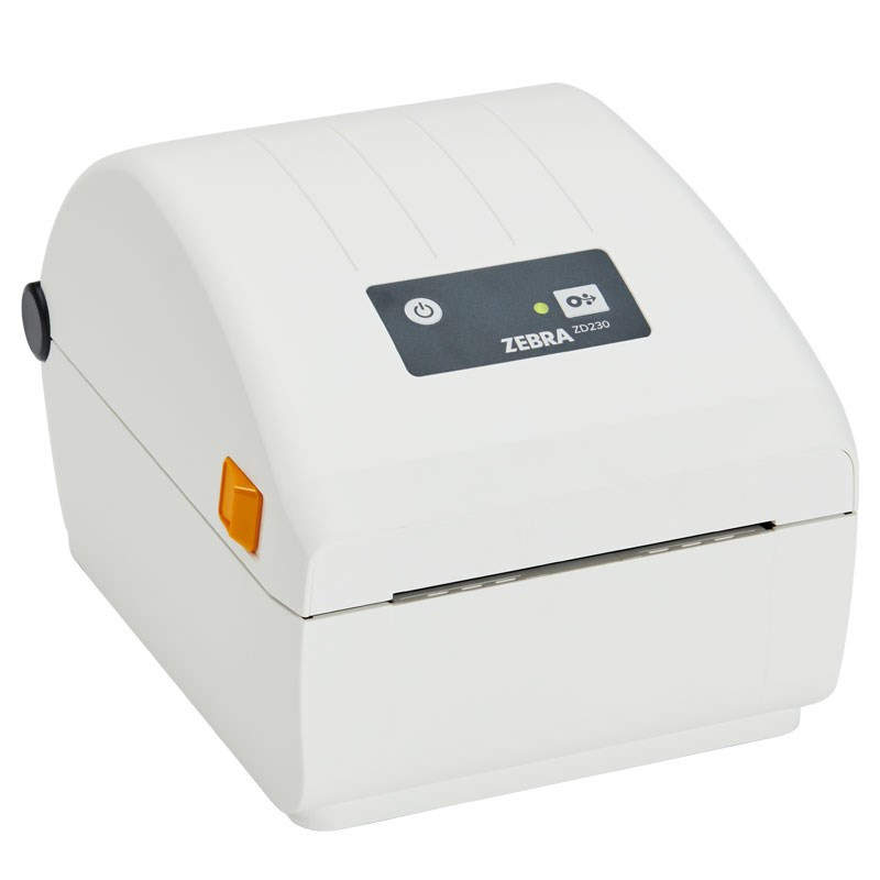 Zebra ZD230 ZD23W42-30EC00EZ TT, 8 dots/mm (203 dpi), label printer, EPLII, ZPLII, USB, Ethernet, white (Successor GC420t)