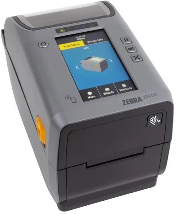 Zebra ZD611 ZD6A123-T0EER2EZ TT, 12 dots/mm (300 dpi), tiskárna štítků, RFID, EPLII, ZPLII, USB, BT (BLE), Ethernet, black (nástupce GC420t)