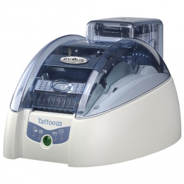 Evolis Tattoo2 RW TTR201BBH-M, single sided, 12 dots/mm (300 dpi), USB, Ethernet, MSR.