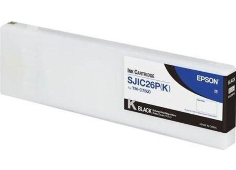 Epson SJIC26P-K C33S020618 pro ColorWorks, černá (black) originální cartridge