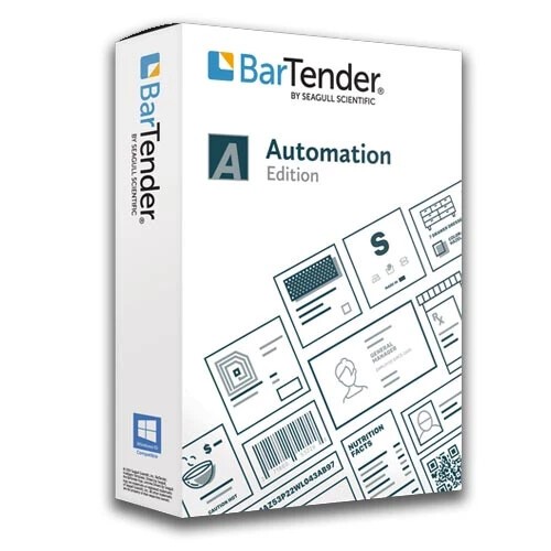 Seagull BTA-10-5YR BarTender 2022 Automation, application license, 10 printers