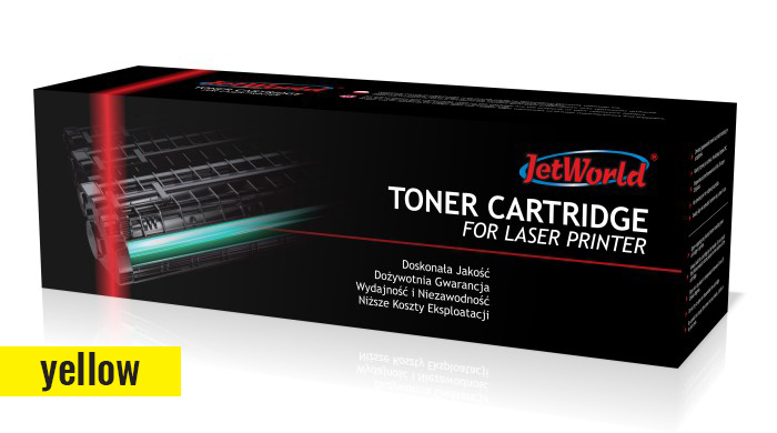 Toner cartridge JetWorld Yellow Lexmark C2132W replacement (24B6010, 024B6010, 0024B6010)