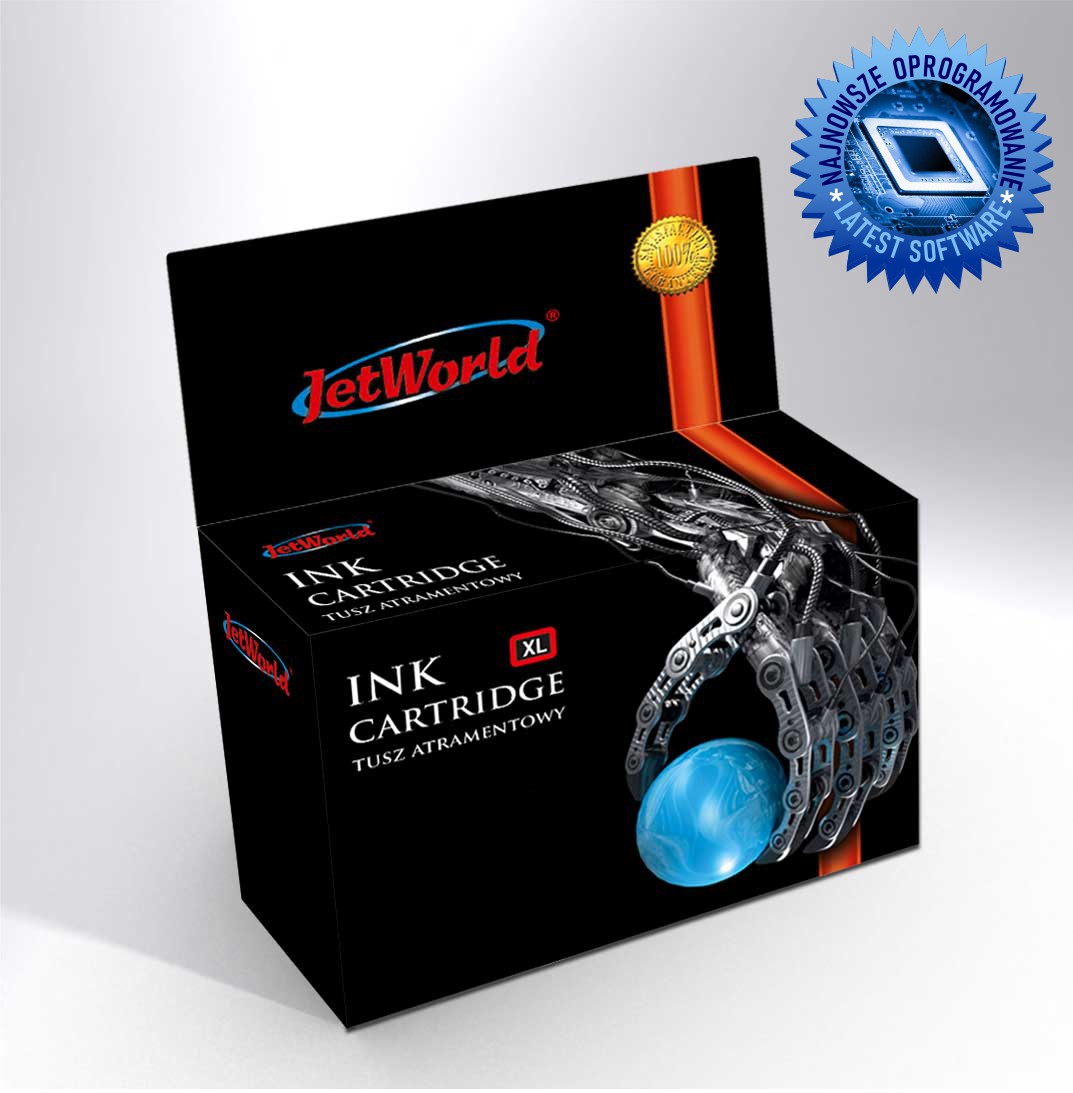 Ink Cartridge JetWorld  Cyan HP 903XL remanufactured T6M03AE (indicates the ink level) (anti upgrade)