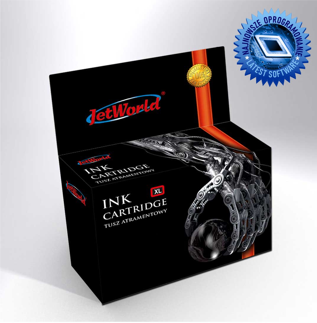 Ink Cartridge JetWorld Black HP 912XL remanufactured (indicates the ink level) (produkt działa z urządzeniami HP+ wersją 