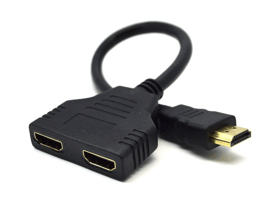 Dat přepínač  HDMI splitter, pasivní, kabel, 2 cesty