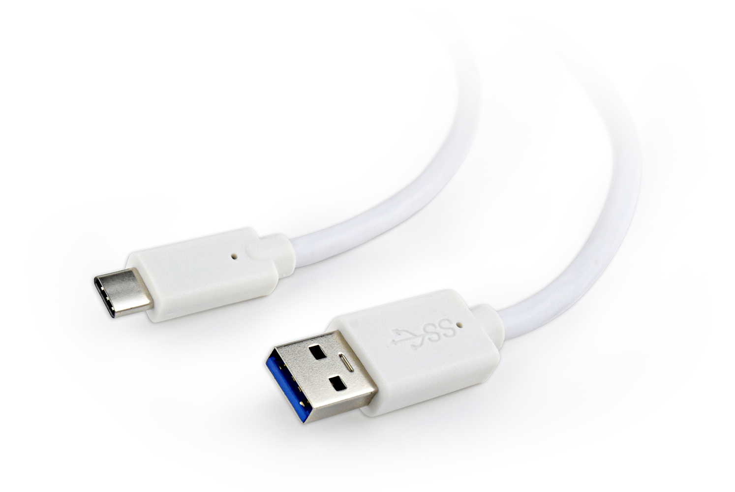 Kabel CABLEXPERT CCP-USB3-AMCM-1M-W USB 3.0 AM na Type-C kabel (AM/CM), 1m, bílý