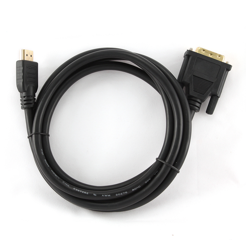 Kabel CABLEXPERT CC-HDMI-DVI-0.5M HDMI-DVI  0,5m, 1.3, M/M stíněný, zlacené kontakty