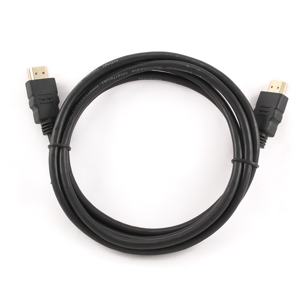 Kabel CABLEXPERT CC-HDMI4-6 HDMI-HDMI 1,8m, 1.4, M/M stíněný, zlacené kontakty, černý