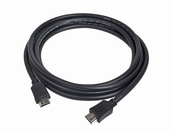 Kabel CABLEXPERT CC-HDMI4-30M HDMI-HDMI 30m, 1.4, M/M stíněný, zlacené kontakty, černý, PREMIUM QUALITY SHIELDING.